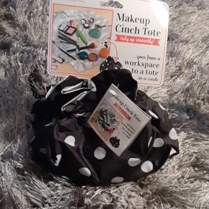 SCHROEDER CINCH MAKEUP/ JEWELRY BAG